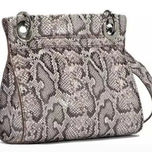Hammitt Tony Studded Small Crossbody Bag, Snake/Gunmetal